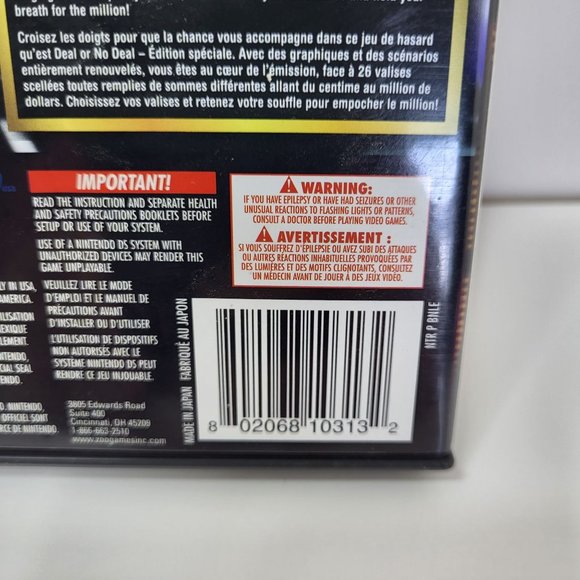 Deal or No Deal Special Edition Nintendo DS - Complete - Picture 7 of 10